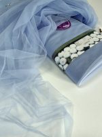 najmekši i najprozračniji til u boji denim za svadbeni veo ili laganu haljinu