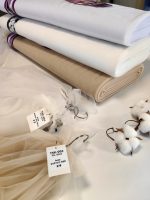 najmekši i najprozračniji bež til za svadbeni veo ili laganu haljinu