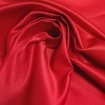 najjeftiniji mat čvrst saten u boji crvena za haljine i dekoraciju