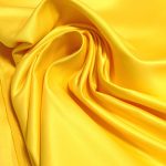 najjeftiniji mat čvrst saten u boji žuta za haljine i dekoraciju